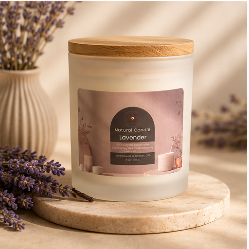 Lavender candle